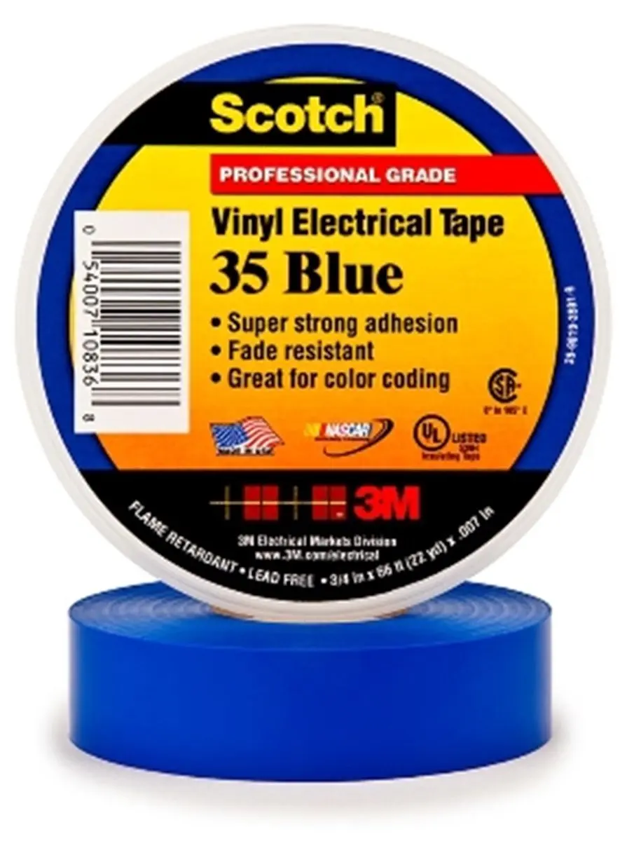 3M Scotch Tape - 3 Stuks Rood/Blauw/Gelb