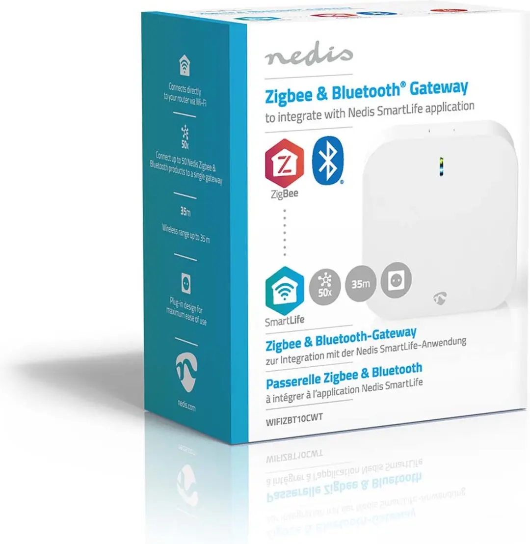 Nedis Smartlife Zigbee Gateway WIFIZBT10CWT - Wit