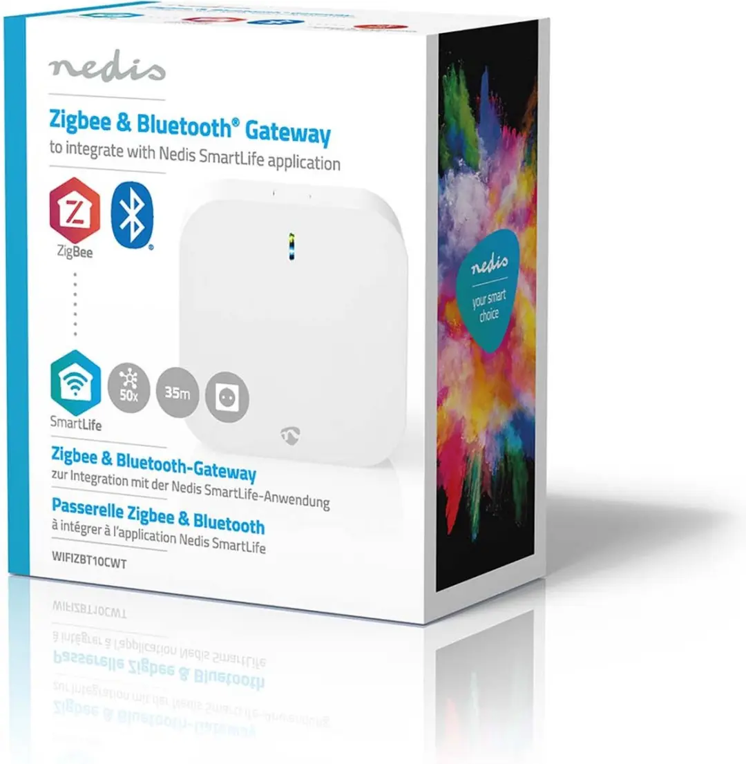 Nedis Smartlife Zigbee Gateway WIFIZBT10CWT - Wit - afbeelding 6 van 6