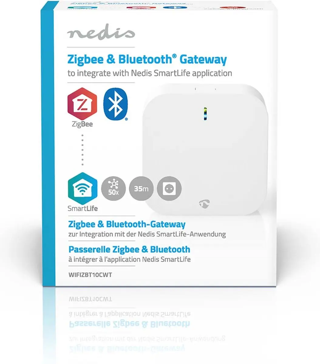 Nedis Smartlife Zigbee Gateway WIFIZBT10CWT - Wit