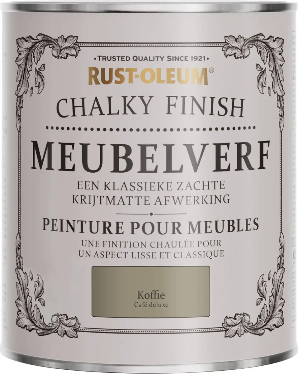 Rust-Oleum Lichtbruin Chalky Finish Meubelverf 750ml - Koffie