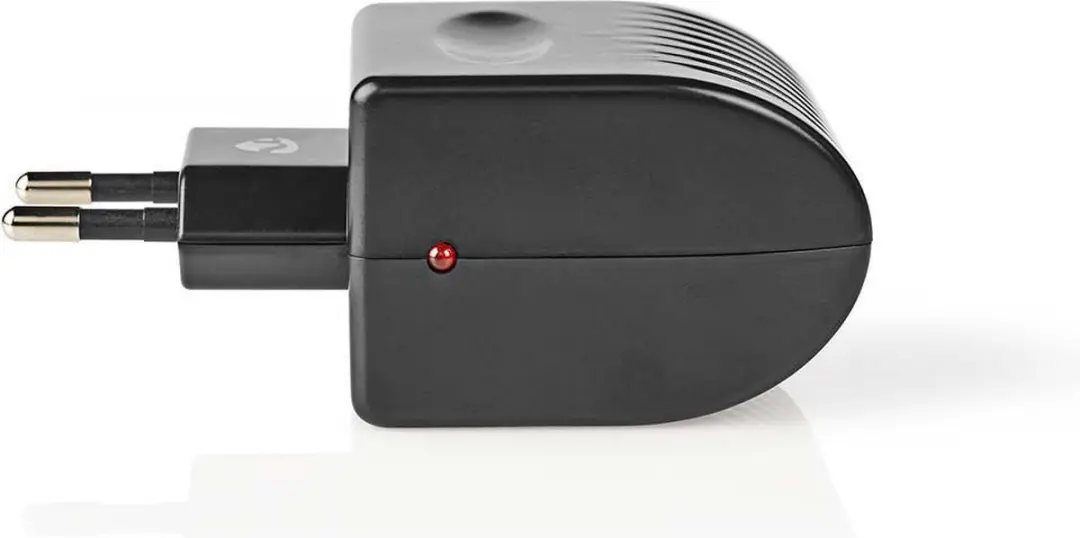 Nedis Stopcontactadapter Euro/Type-C 12V DC 6W - Zwart