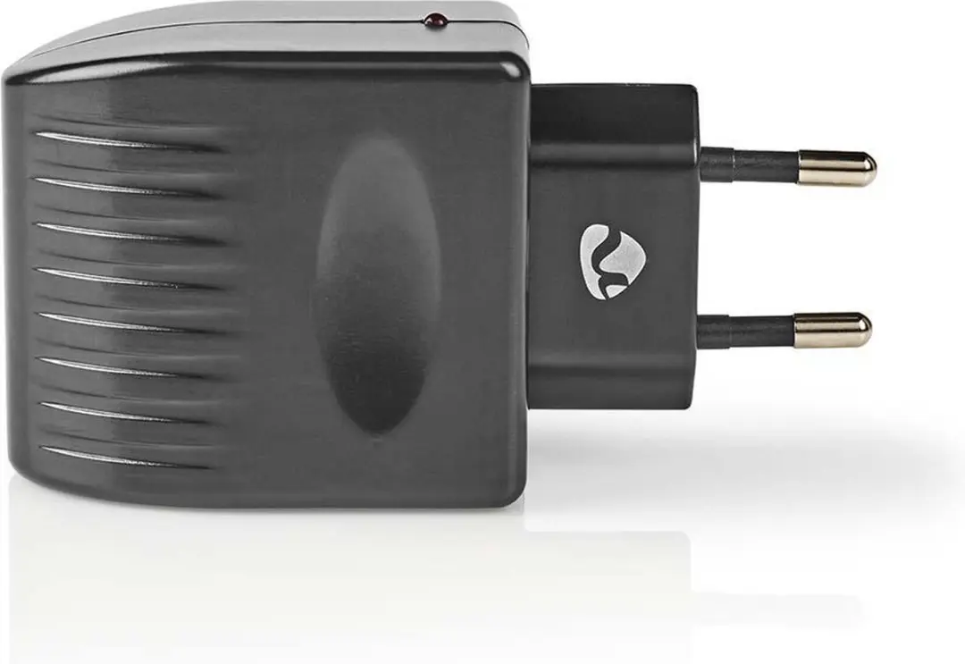 Nedis Stopcontactadapter Euro/Type-C 12V DC 6W - Zwart