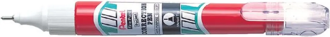 Pentel Correctiepen Fluid 7ml ZL63-W - 12 Stuks