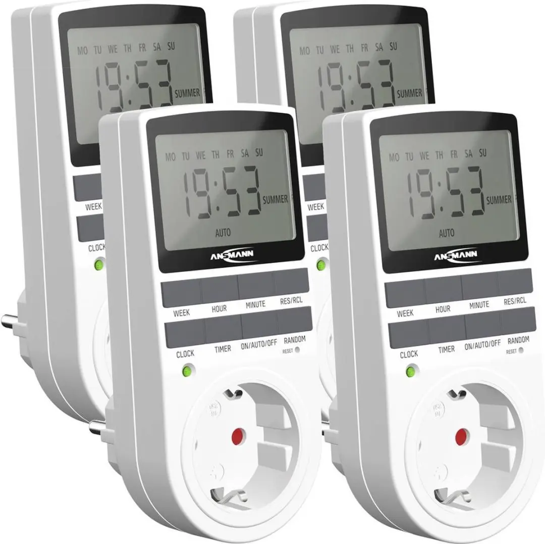 Ansmann 1260-0006-590-01 Schakelklok Digitaal
