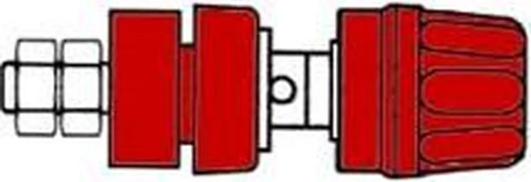 Velleman Inbouwbussysteem 4mm Rood PKI10A