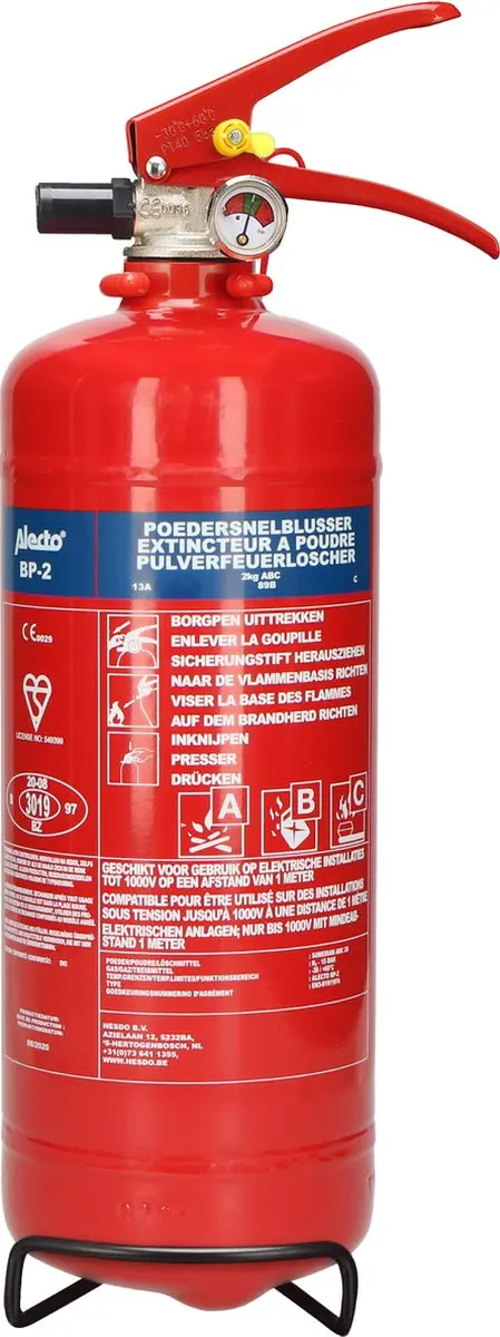 Alecto BP-2 Poederblusser 2KG