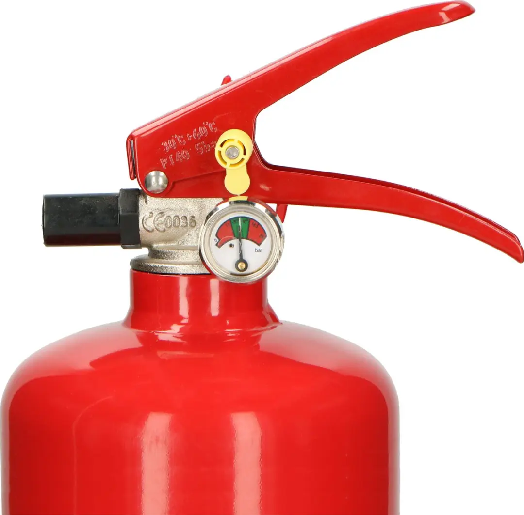 Alecto BP-2 Poederblusser 2KG - Brandklasse ABC - Rood