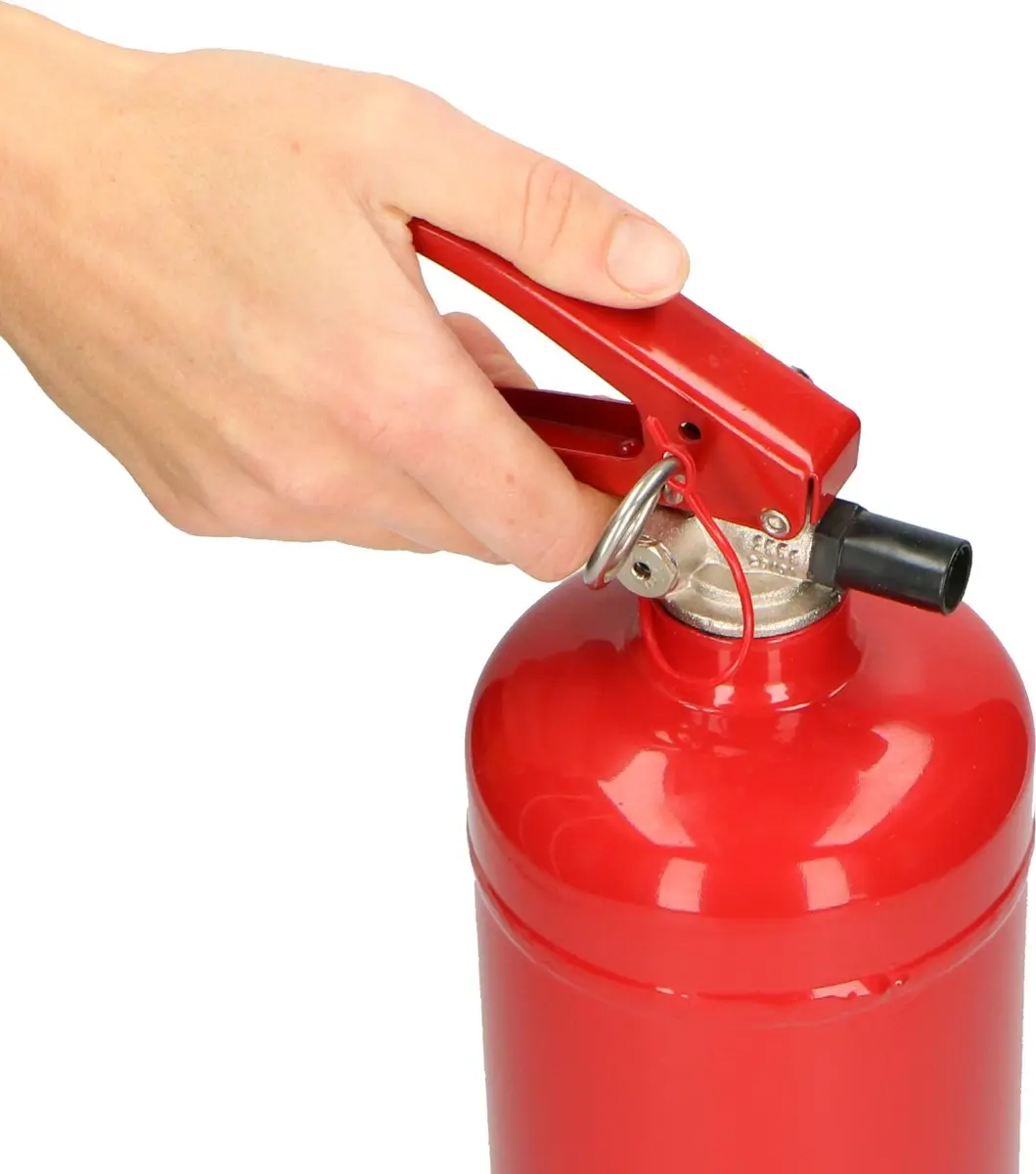 Alecto BP-2 Poederblusser 2KG - Brandklasse ABC - Rood