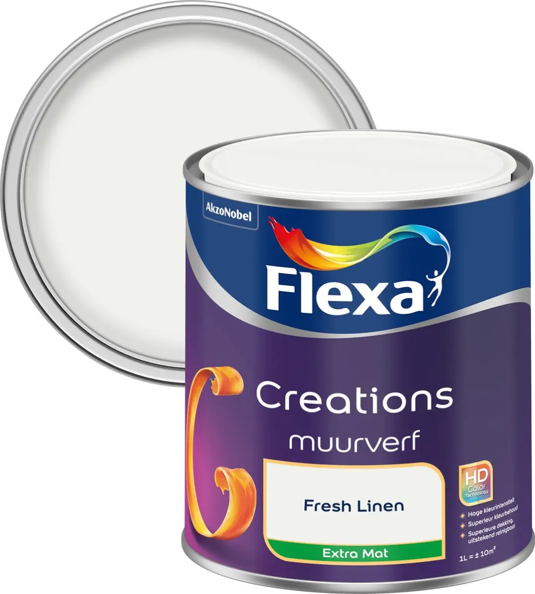 Flexa Creations Muurverf Extra Mat Fresh Linen 1L
