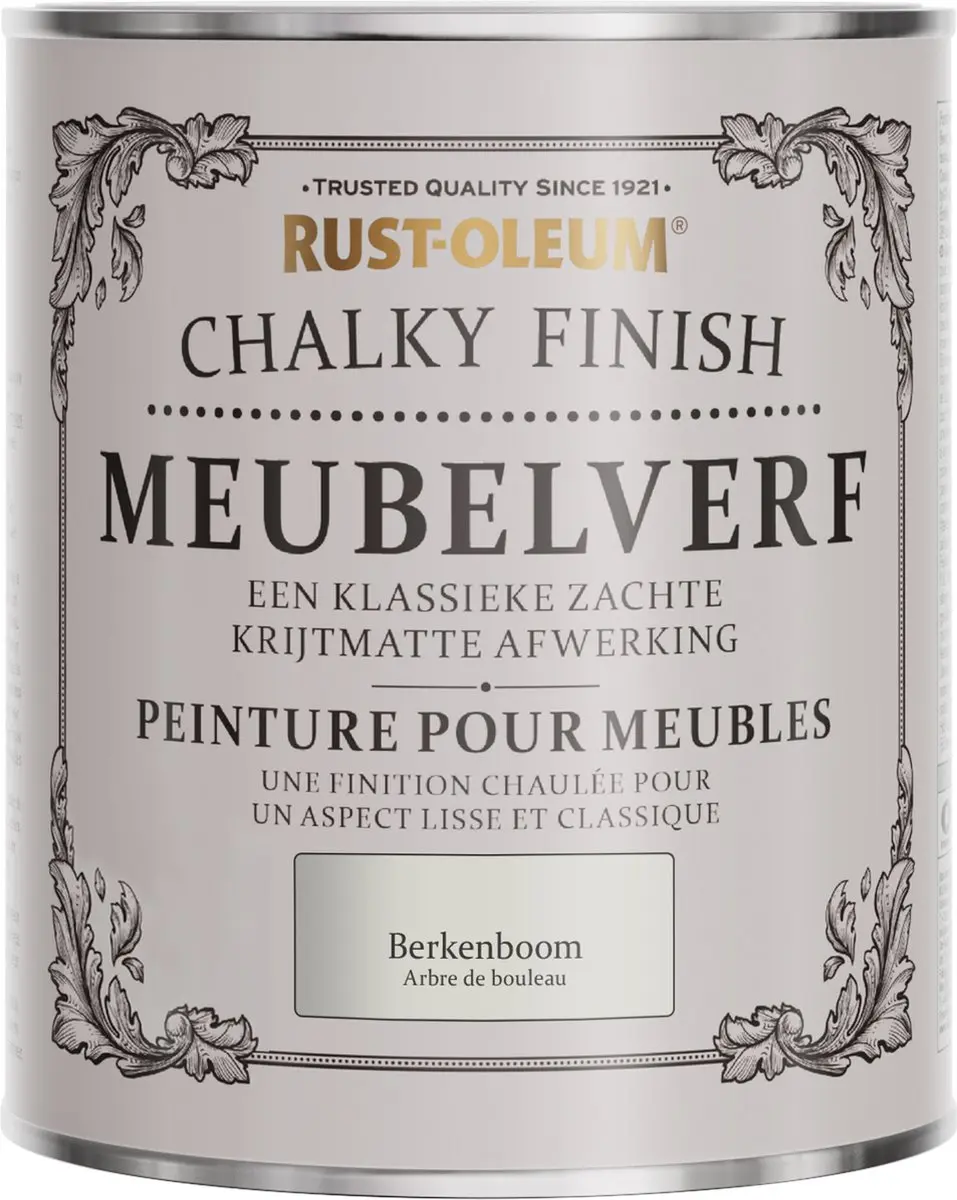 Rust-Oleum Grijs Berkenboom Meubelverf 750ml