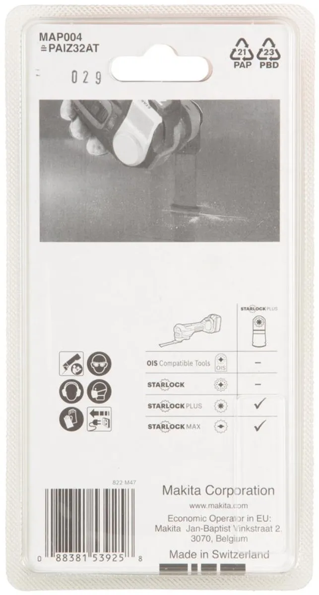 Makita B-66357 Invalzaagblad 32x50mm Staal