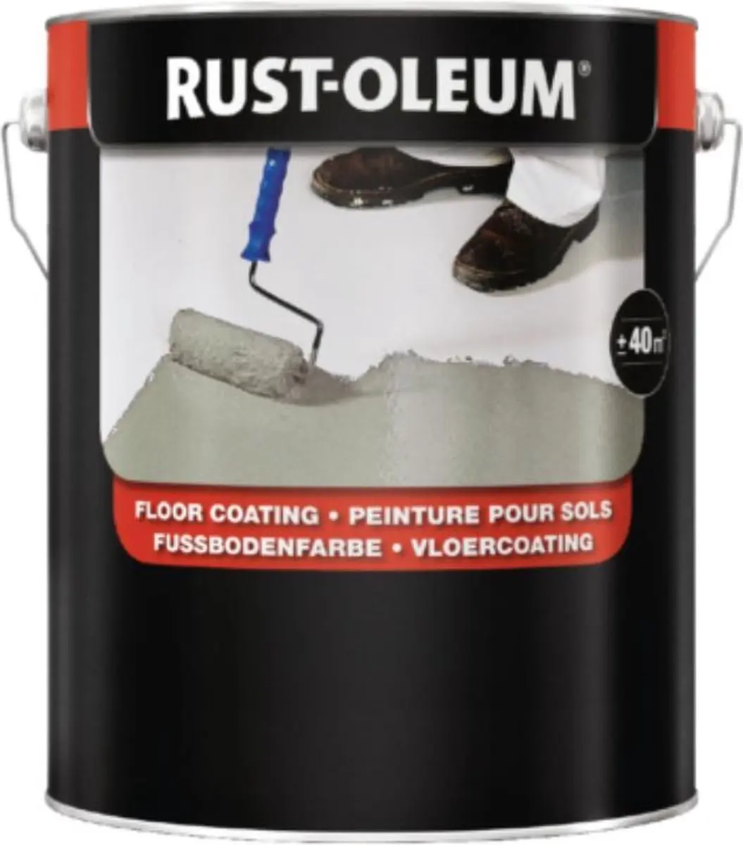 Rust-Oleum 7100 Vloercoating 750ml - RAL 7035 Lichtgrijs