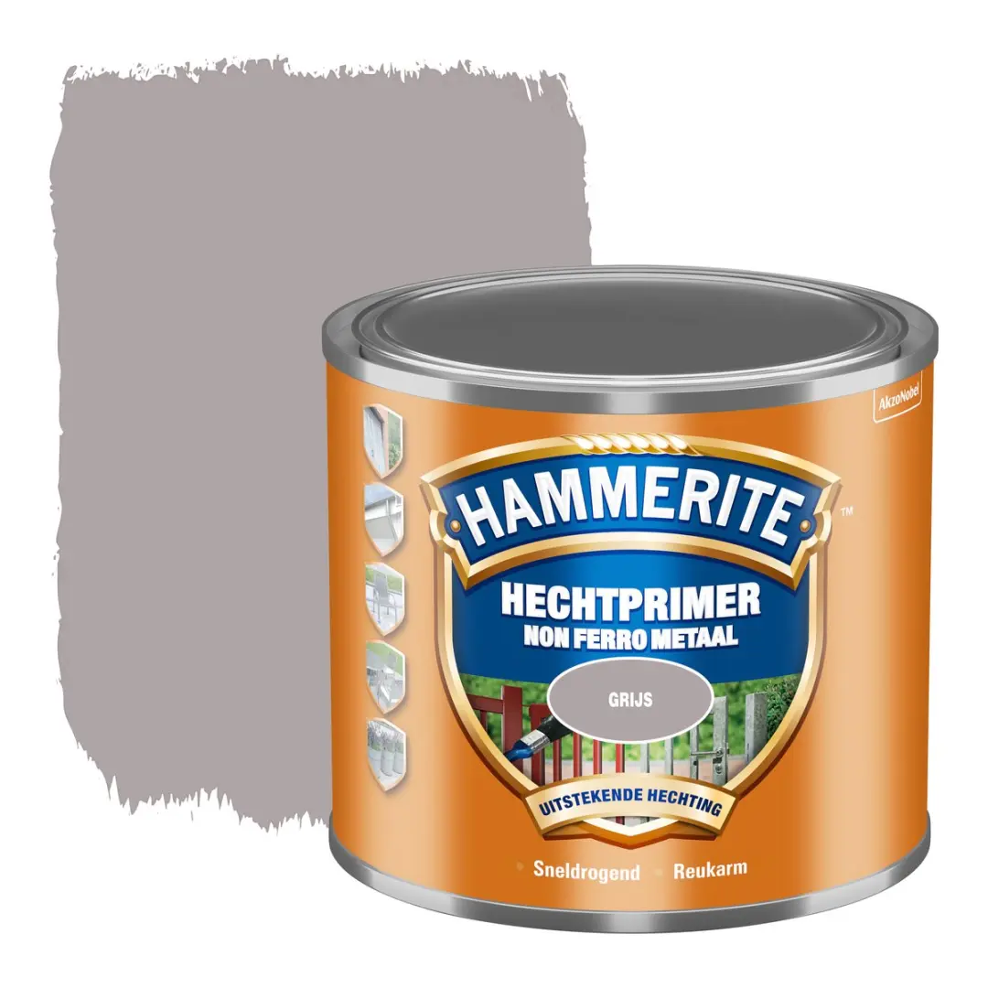 Hammerite Hechtprimer Non Ferro Metaal 500ml - Grijs