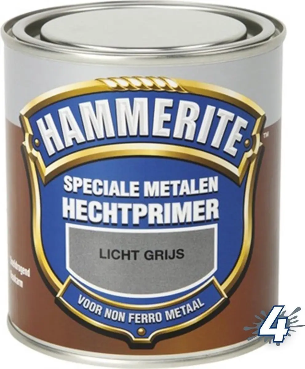 Hammerite Hechtprimer Non Ferro Metaal 500ml - Grijs