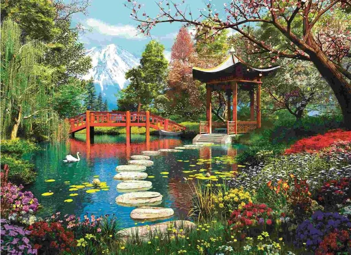 Clementoni Fuji Garden Puzzel 1000 Stuks - High Quality Collection