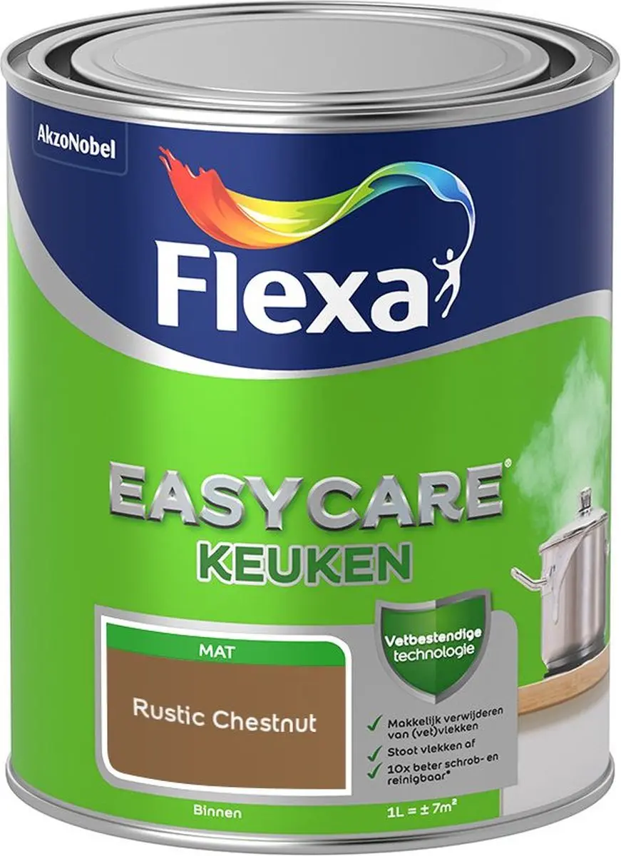 Flexa Easycare Keuken Mengverf Rustic Chestnut 1L