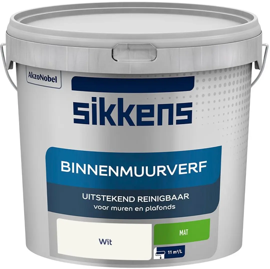Sikkens Binnenmuurverf Mat Wit 5L