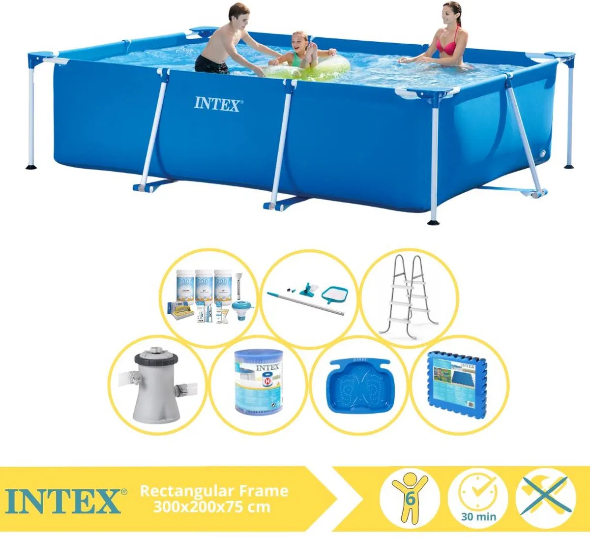 Intex 28272NP Opzetzwembad 300x200x75cm