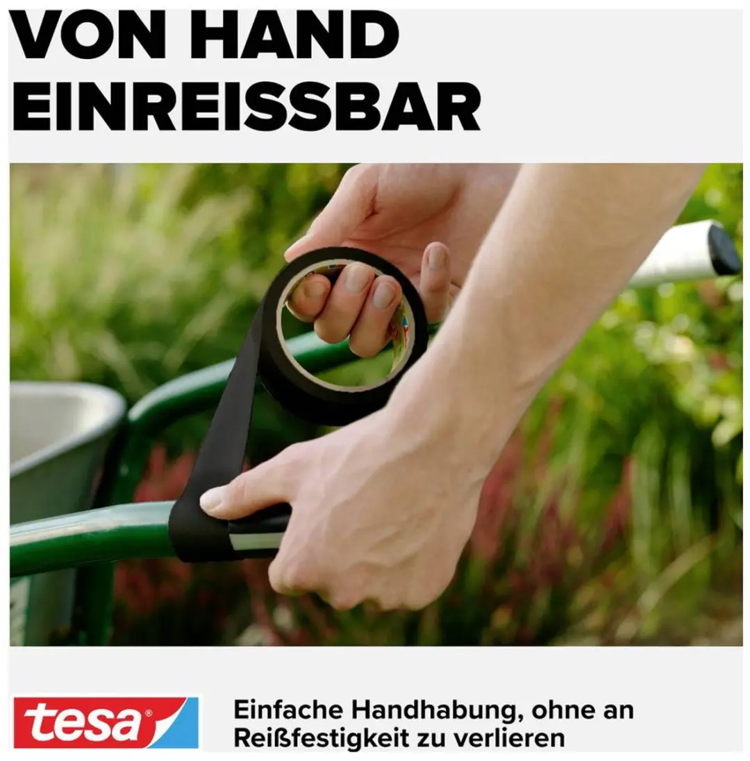 Tesa ECO REPAIR 56432-00000 Textieltape 20m x 38mm - Zwart