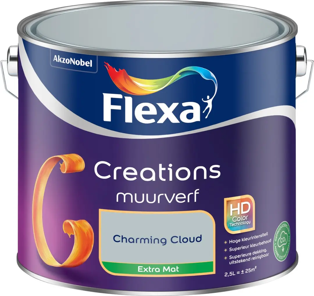 Flexa Creations Muurverf Extra Mat Charming Cloud 2,5L