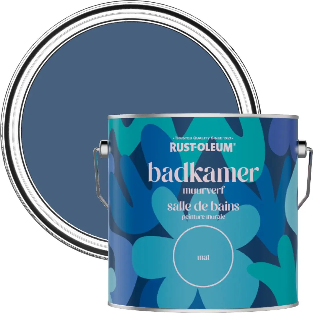 Rust-Oleum Inktblauw Badkamerverf 2,5L