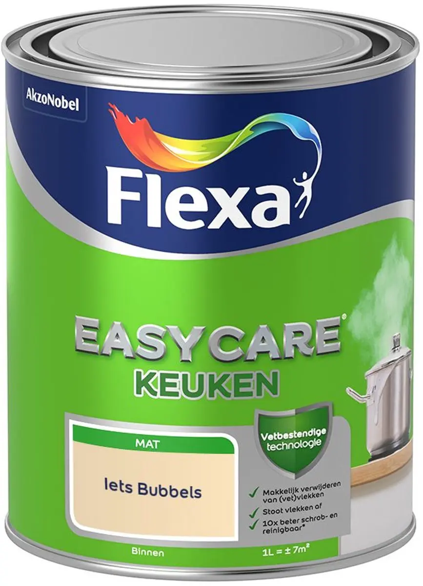 Flexa Easycare Keuken Mengverf Iets Bubbels 1L