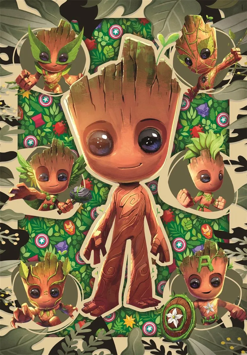 Clementoni Marvel Puzzel 104 Stukjes - Multikleur