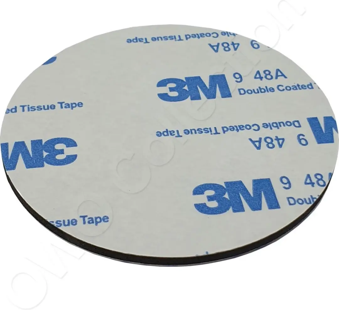 3M Dubbelzijdige Zelfklevende Montagestickers - 10 Stuks - Ø6cm - Zwart
