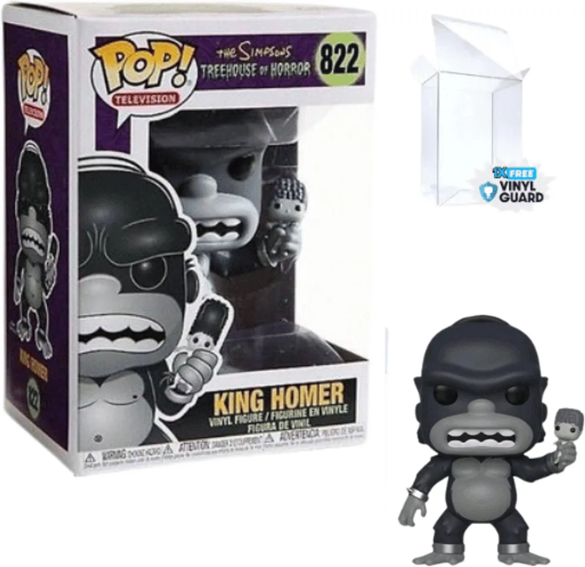 Funko Pop! The Simpsons King Homer #822 - Treehouse of Horror - Multi - afbeelding 6 van 6