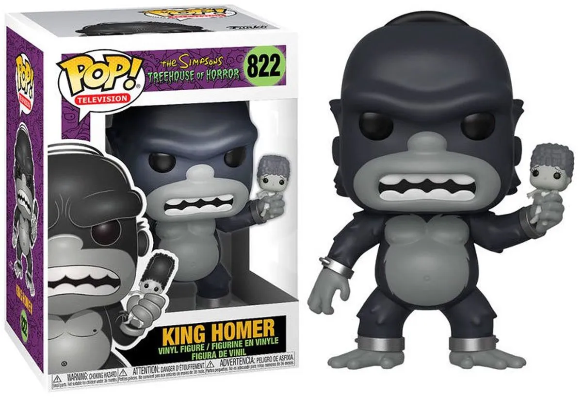 Funko Pop! The Simpsons King Homer #822 - Treehouse of Horror - Multi