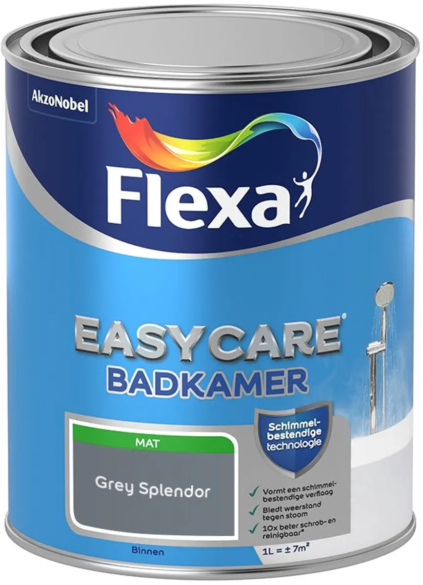 Flexa Easycare Badkamer Mengverf Grey Splendor 1L