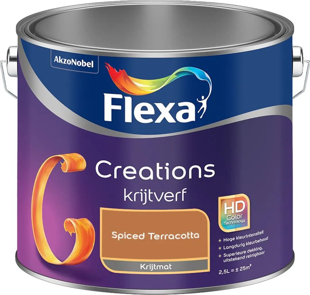 Flexa Creations Muurverf Spiced Terracotta 2,5L