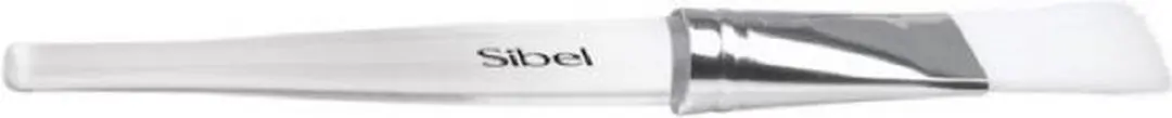 Sibel Maskerpenseel Plexi Handvat 14,5cm - Wit