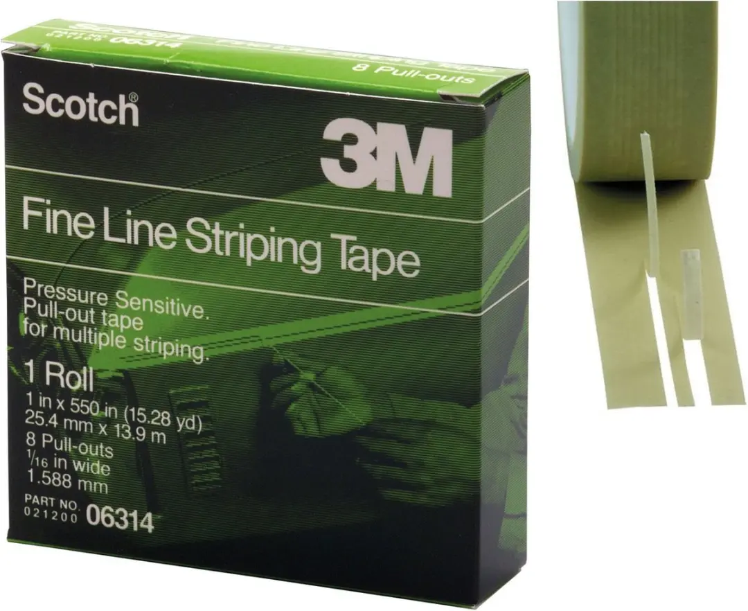 3M Scotch Fine Line Striping Tape 06314 Groen