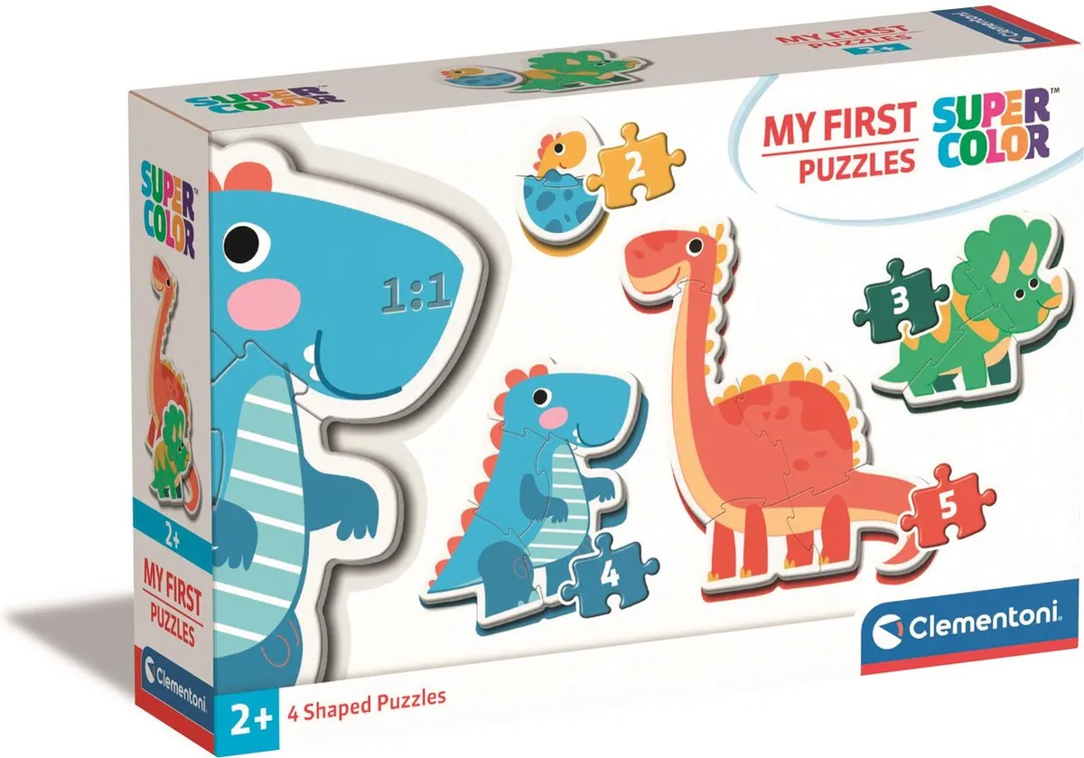 Clementoni My First Puzzles Dinosaurus 14 Stuks