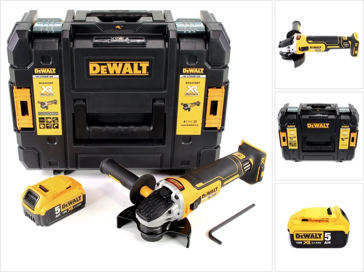 DeWalt DCG 405 NT Haakse Slijper 18V 125mm