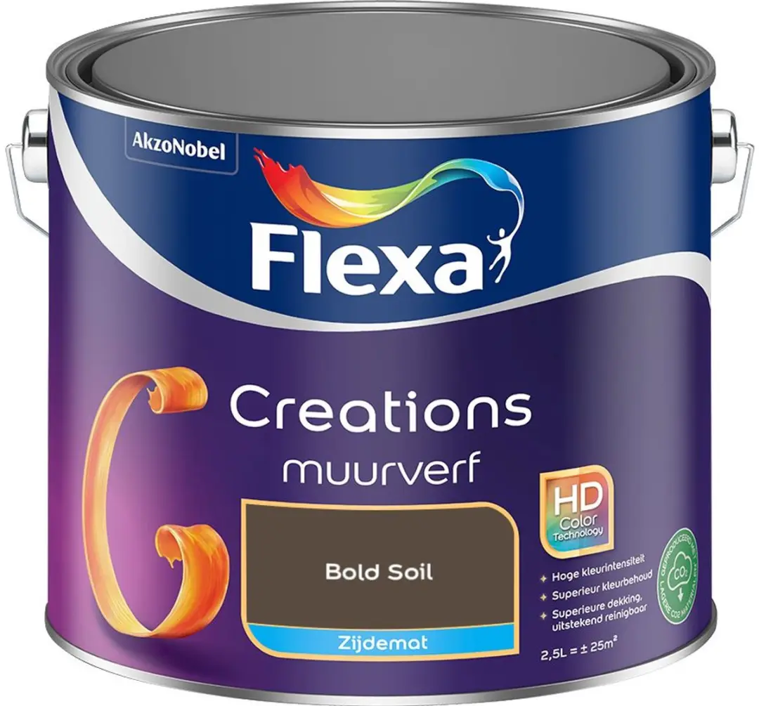 Flexa Creations Muurverf Zijdemat Bold Soil 2,5L