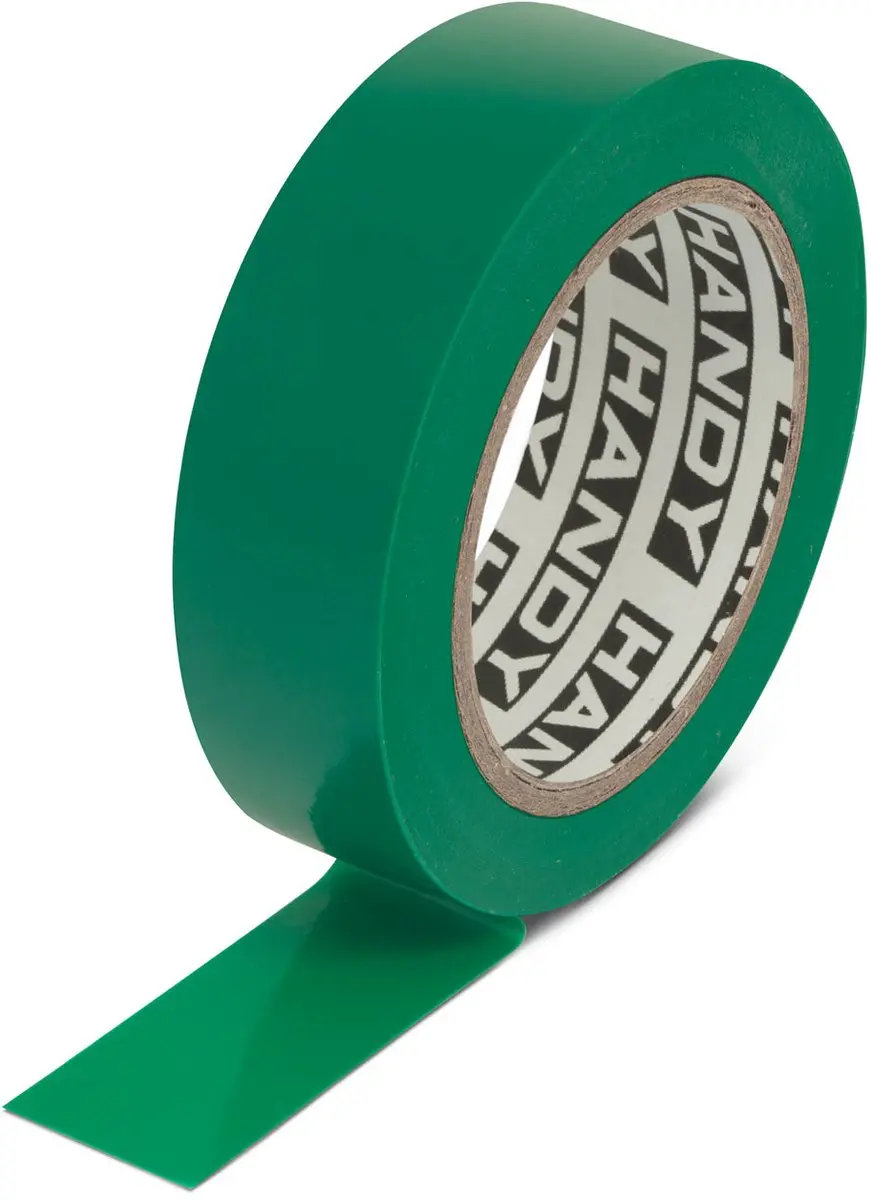 Handy Isolatietape Groen 10x10m 19mm - 10 Rollen