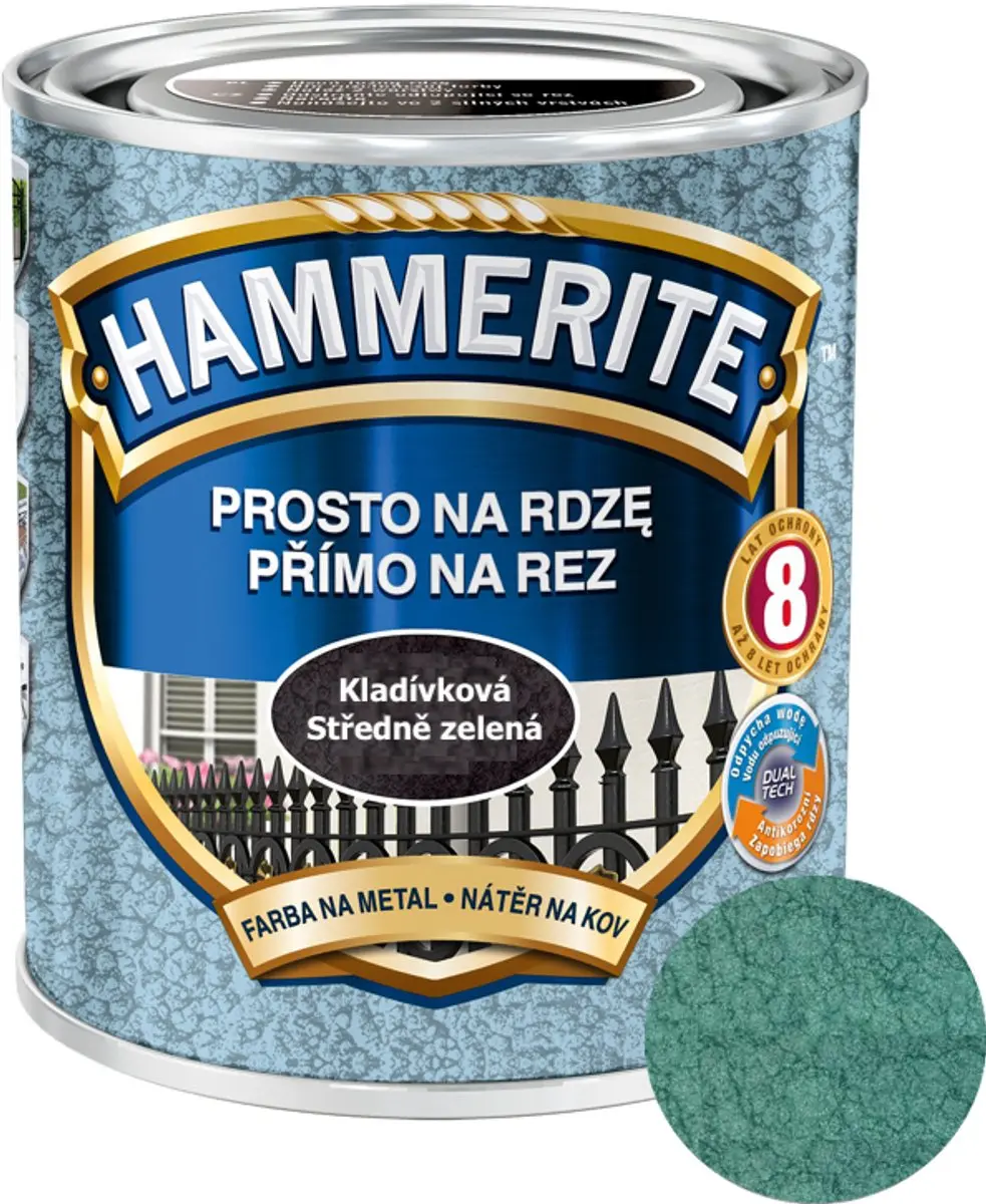 Hammerite Direct Op Roest Hamer 0,7L - Koper