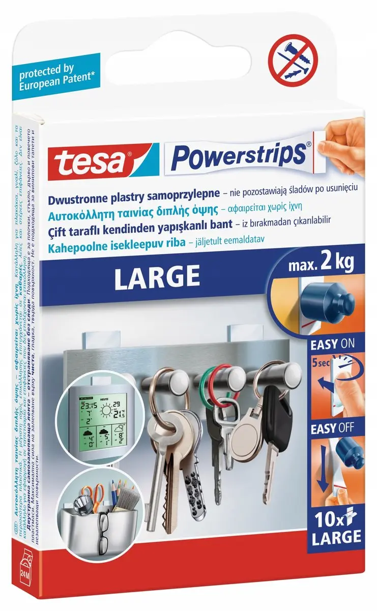 Tesa Powerstrips Montagetape 10 Stuks