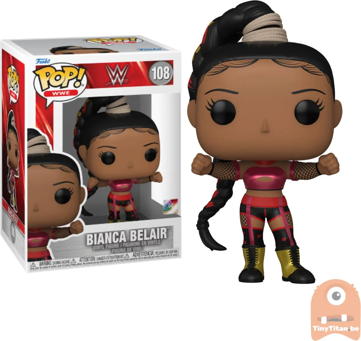 Funko WWE POP! Bianca Belair WM38 Verzamelfiguur - 9cm