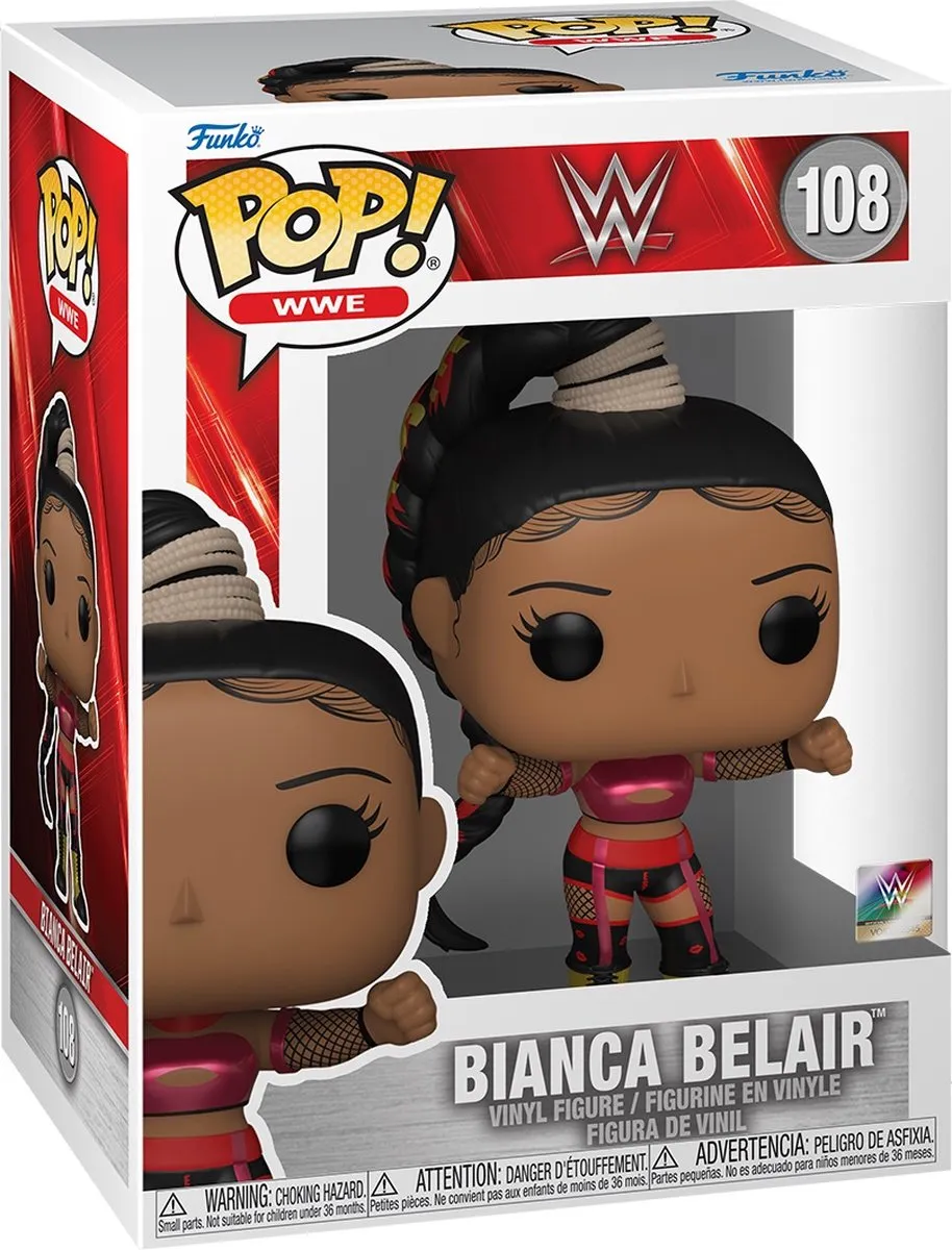 Funko WWE POP! Bianca Belair WM38 Verzamelfiguur - 9cm