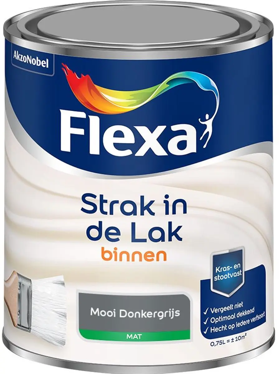 Flexa Strak Op De Muur Binnenmat Mengverf 2,5L
