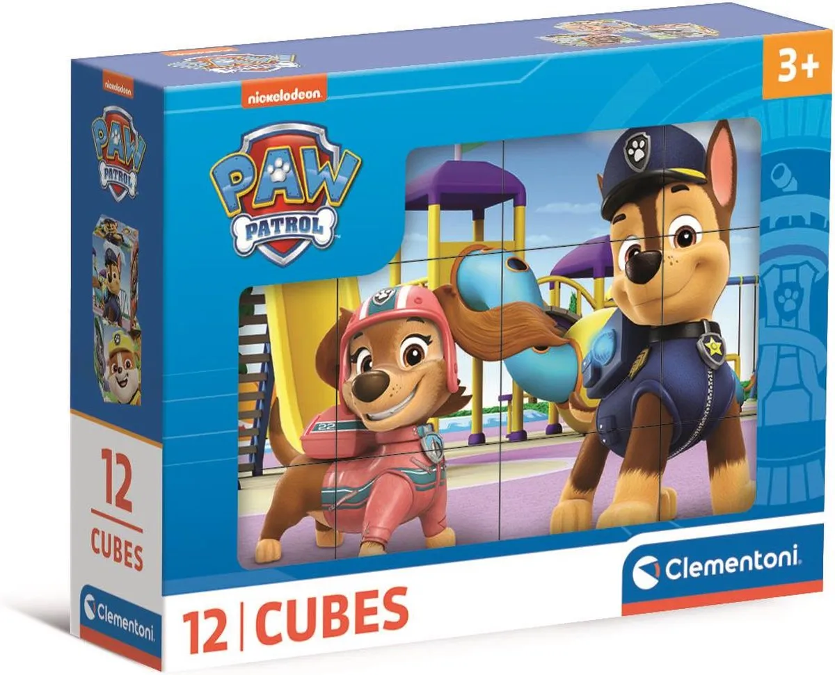 Clementoni Paw Patrol 12-delige Puzzel - 6 Afbeeldingen