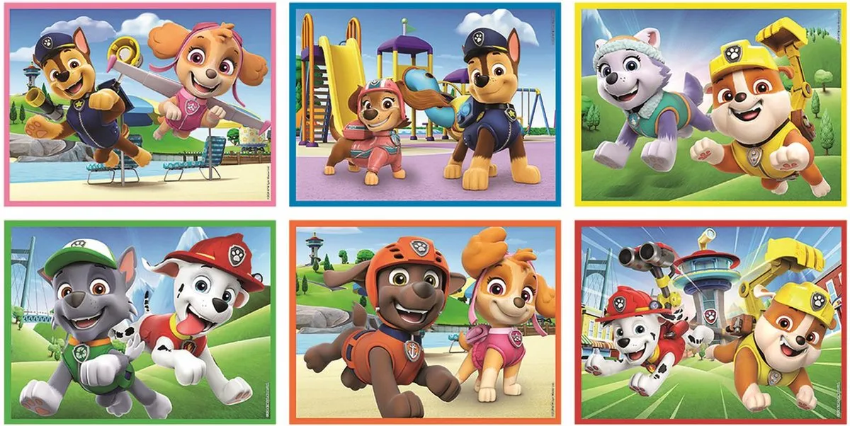 Clementoni Paw Patrol 12-delige Puzzel - 6 Afbeeldingen - afbeelding 6 van 6