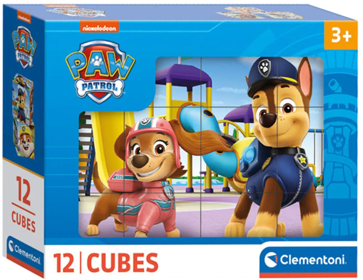 Clementoni Paw Patrol 12-delige Puzzel - 6 Afbeeldingen