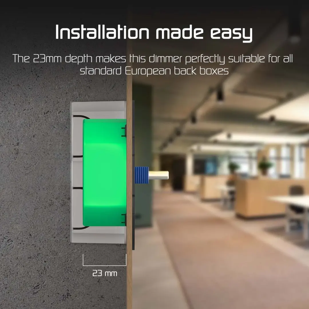 LEDVION 0-10V LED Dimmer Inbouw - Grijs