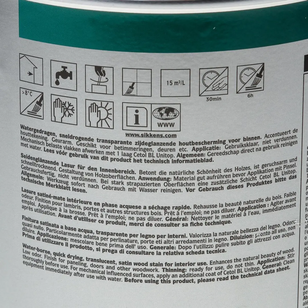 Sikkens Cetol BL Decor Mengkleur 2.5L