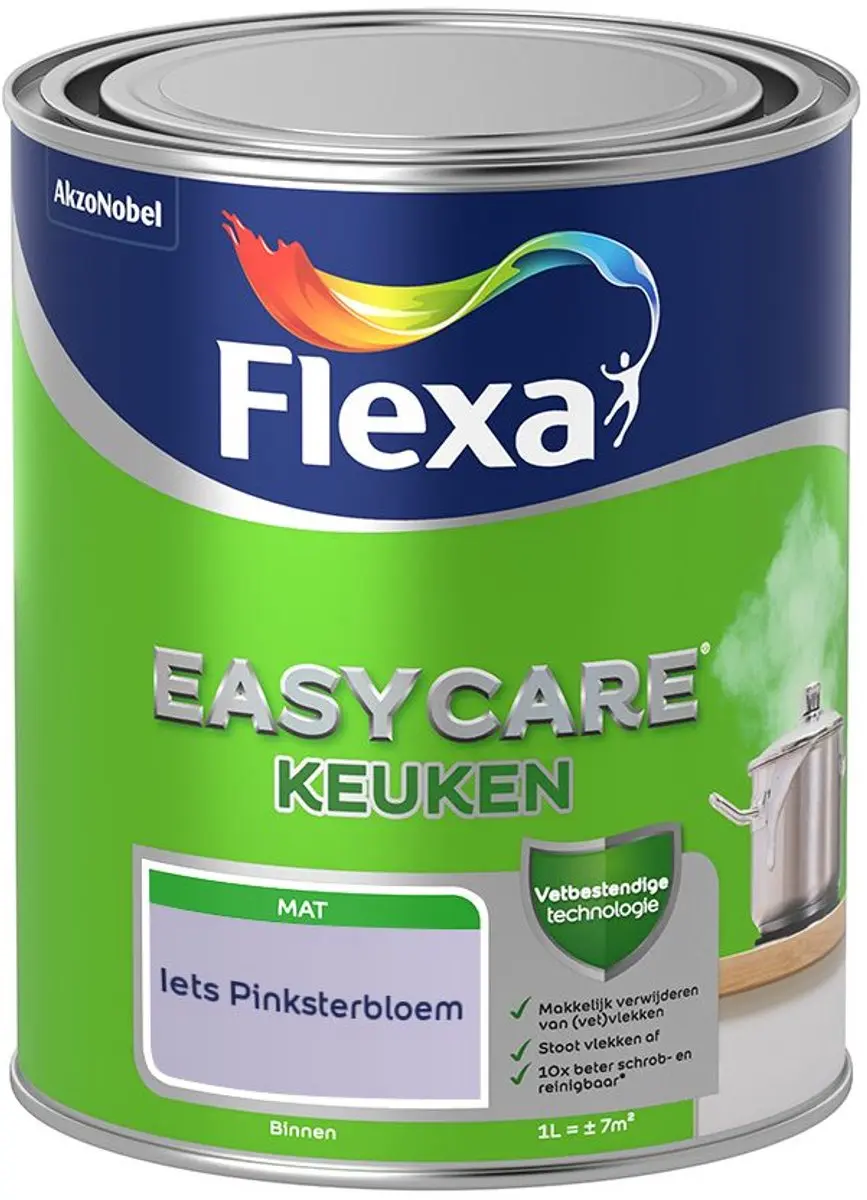 Flexa Easycare Keuken Mengverf Iets Pinksterbloem 1L